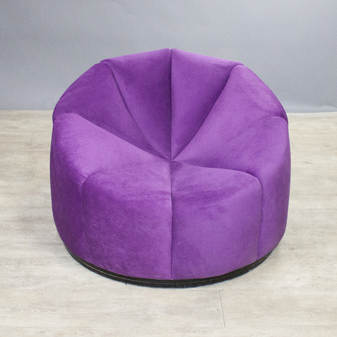 Кресло Velvet Purple Pouf фотография
