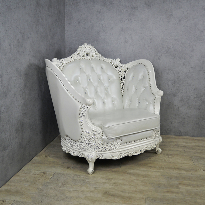Кресло Royal Collection White фото