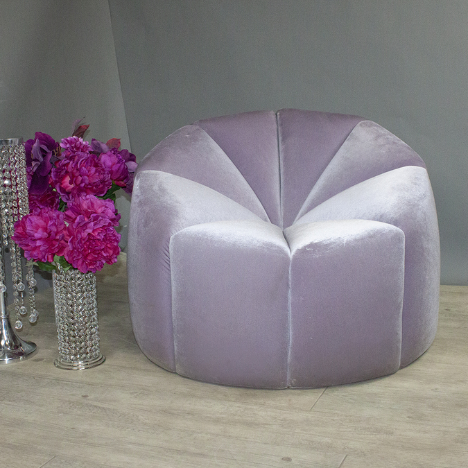 Кресло Velvet Lavender Pouf картинка