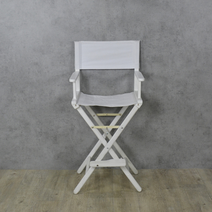 Белый стул визажиста фотография